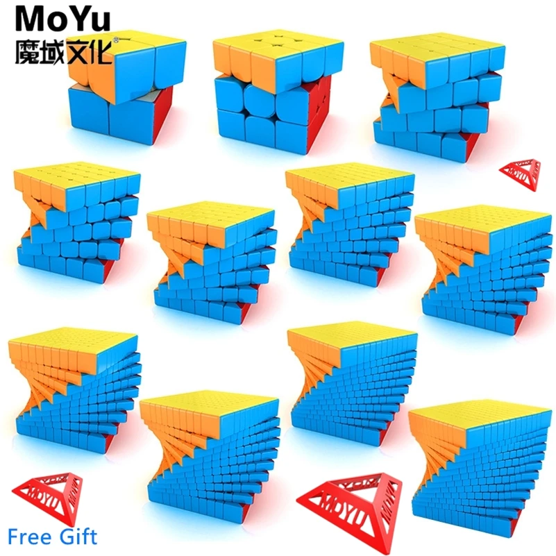 кубик рубика 7x7x7 рубик Кубик Moyu 2x2/oneplus 3/OnePlus x 3 4x4 6x6 7x7x10x10 11x11 12x12 профессиональный