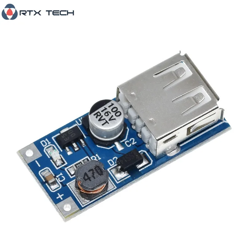 10 шт. DC-DC модуль boost (0 9 V ~ 5V) до 5V 600mA USB схема mobile power | Электронные компоненты и