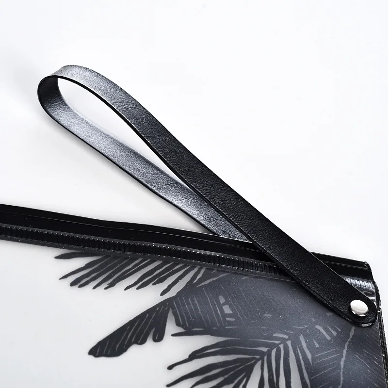 Портативная женская прозрачная косметичка для путешествий с уплотнением