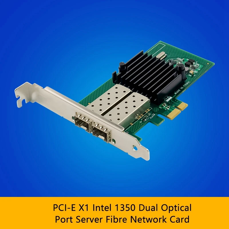 I350AM2 Network Card, Pci Express X Gen 2.1, 2.5Gt/S Dual Optical Port Gigabit Ethernet Network Card