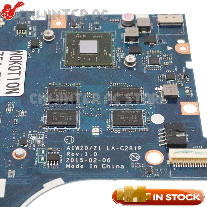 NOKOTION 5B20J23752 5B20J23675 AIWZ0 Z1 LA-C281P For Lenovo Z51-70 Laptop Motherboard i5-5200U CPU R7 M360 2GB | Компьютеры и офис