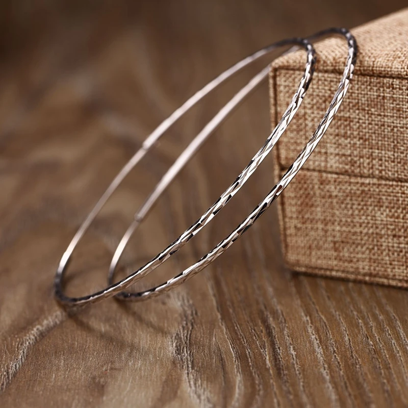 

925 sterling silver 2cm-6.5cm Big silver hoop exaggeration earrings Elegant temperament fashion design hoop earrings for women