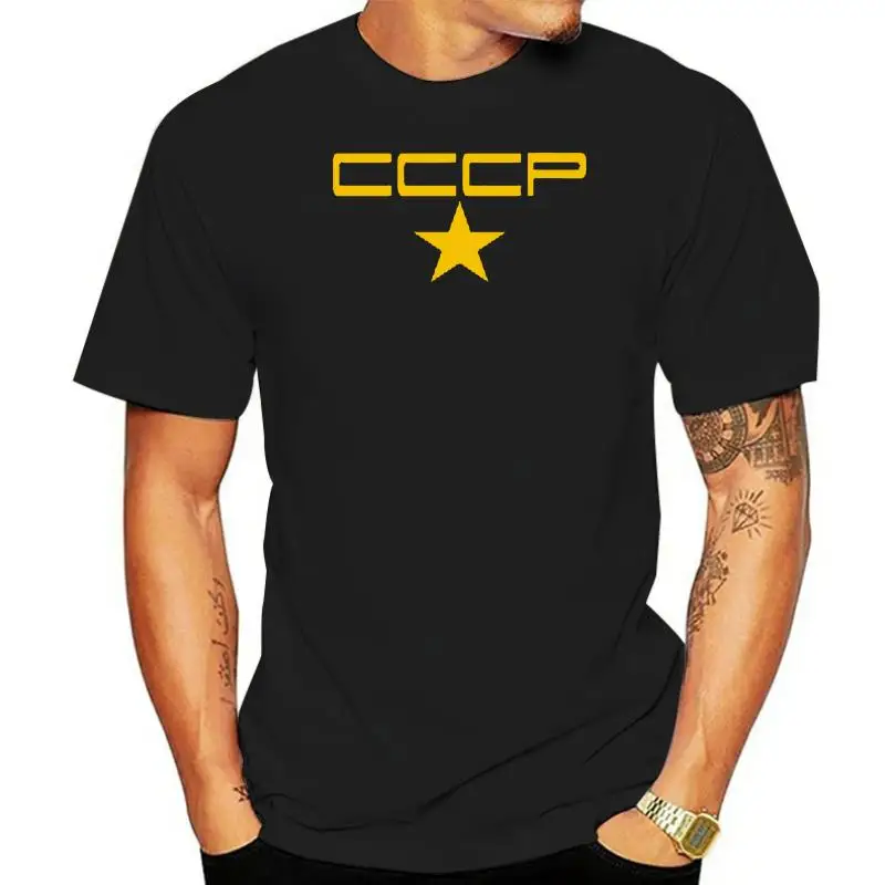 

Cccp Retro Style Ussr Communist Russian Cold War Fun Logo T-Shirt Russia Moscow 2019 New Short Sleeve Casual Top Tee