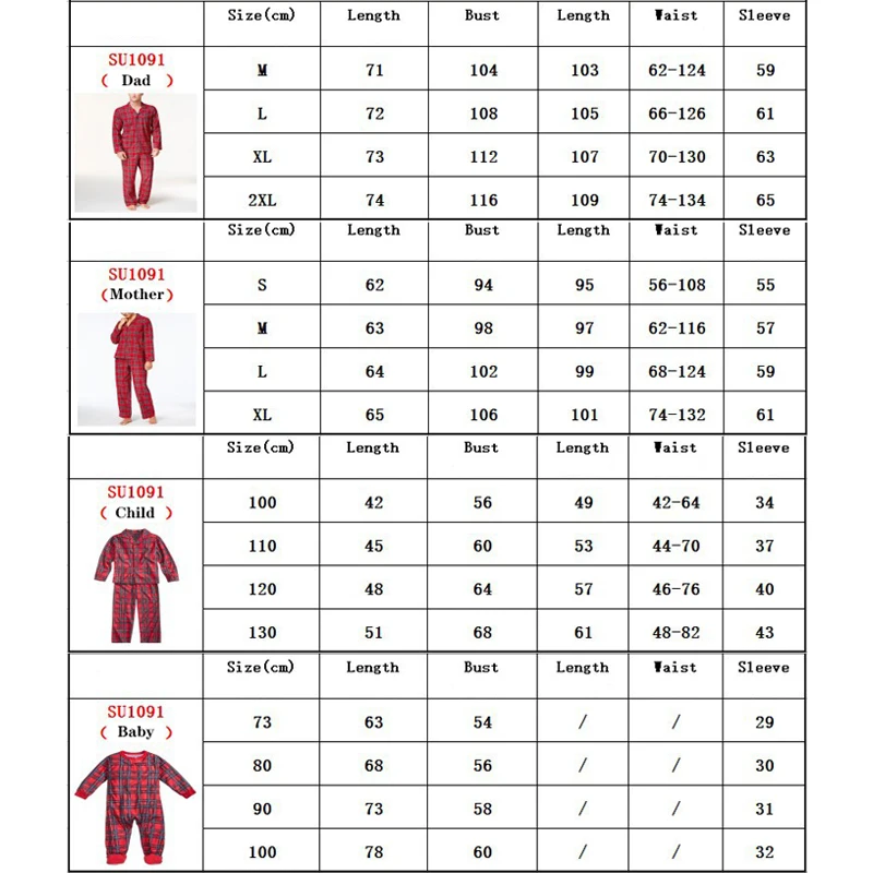 2019 клетчатая семейная Рождественская Пижама комплекты для матери/отца/ребенка