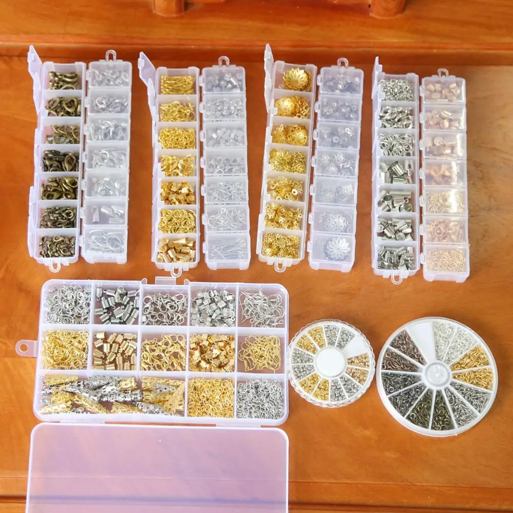 Аксессуары для ювелирных изделий сделай сам кольца карабины крючки обжимные