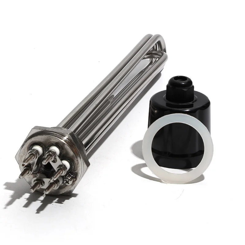 

Lujinxun DN40 1,5" BSP Водяной нагревательный элемент для пивоваренных и дистилляционных машин с заземляющим винтом и зондом 220 В 380 В