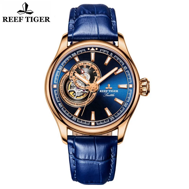 Часы мужские автоматические с турбийоном и прозрачным циферблатом в японском