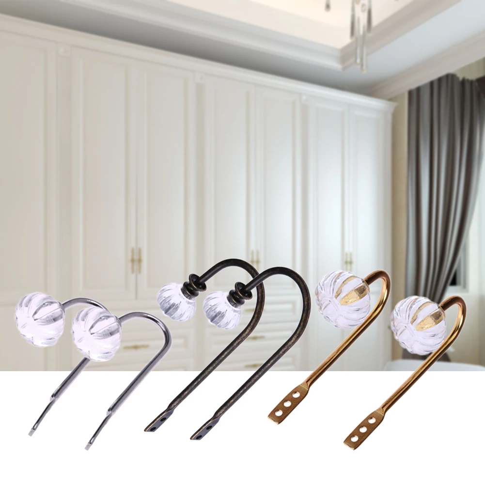 2 шт. из металла с украшением в виде кристаллов шкаф выдвижными ящиками ручки