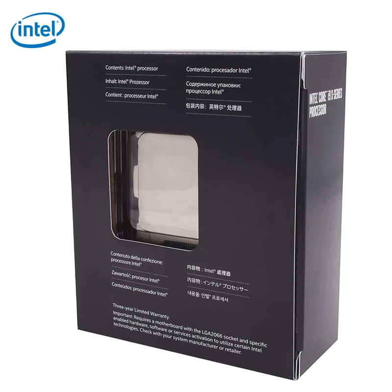 Процессор Intel Core серии X 10 ядер до 4 ГГц разблокированный турбо LGA2066 X299 серия 165 Вт