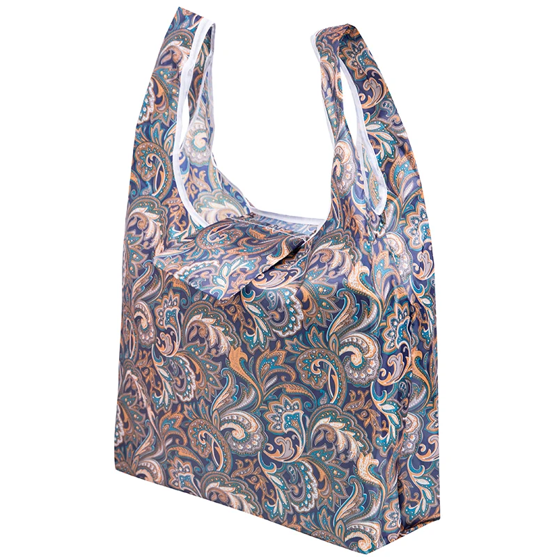

Save Big sales Only One SHoping bag With color Eco Reusable Shopping Tote Bag Cartoon Floral Fruit Vegetable Grocery
