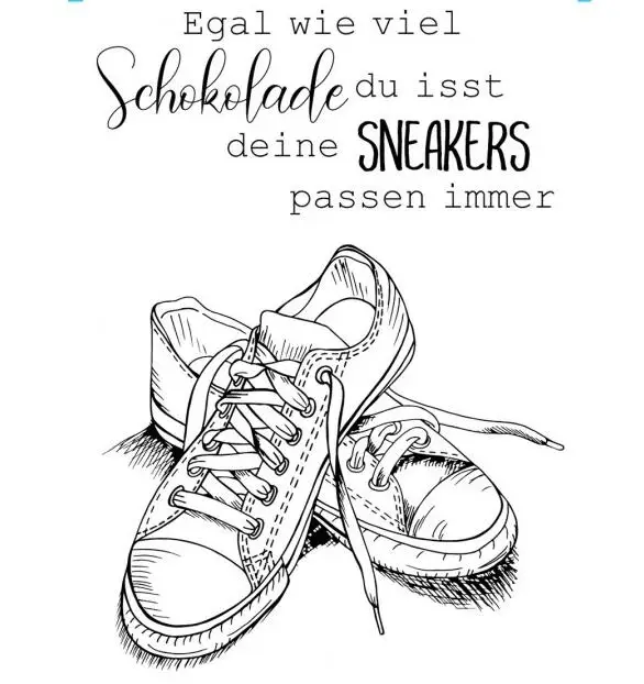 Туфли с прозрачными штампами на немецком языке для творчества в стиле скрапбукинг/изготовления открыток/украшения на Рождество с детьми ST1151.