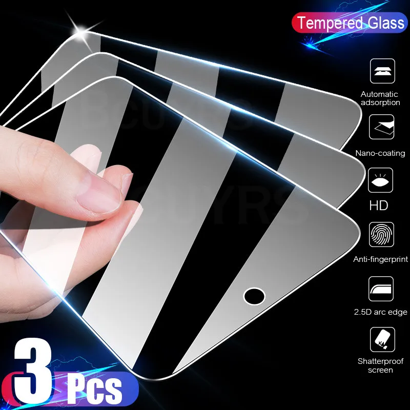 

3Pcs Tempered Glass For Huawei P30 P20 P40 Lite Honor 10 20 Lite 10i 9X 8X Screen Protector For Mate 20 30 10 Lite P Smart 2019