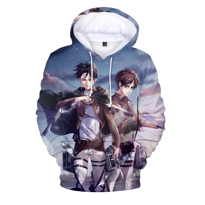 

2021 Anime Attack on Titan 3D Hoodie Men Women Autumn Winter Sweatshirts Oversized Streetwear Attack on Titan Hoodies Clothes