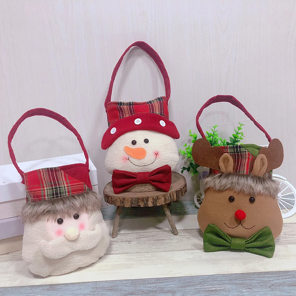 Пакет для хранения конфет Snowmen Eik с Санта Клаусом сумки тоуты рождественского