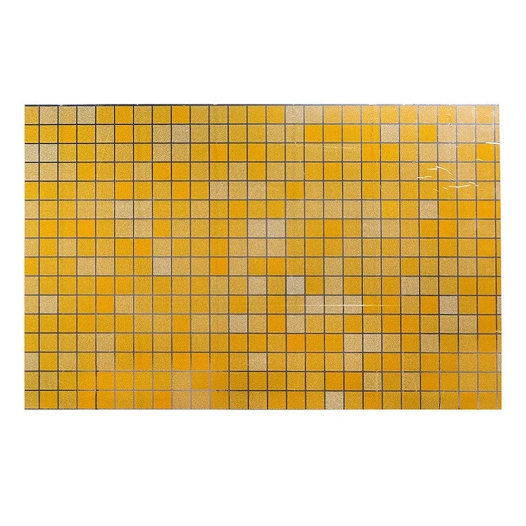 

Waterproof Stickers 3D Wall Sticke Kitchen Oil Proof Sticker 70*45Cm Aluminum Foil Oil Heat Anti Adhesive For Home Kitchen Bedro