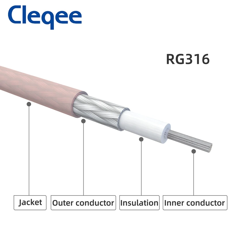Кабель-удлинитель Cleqee SMA (папа)-2X (мама) | Обустройство дома