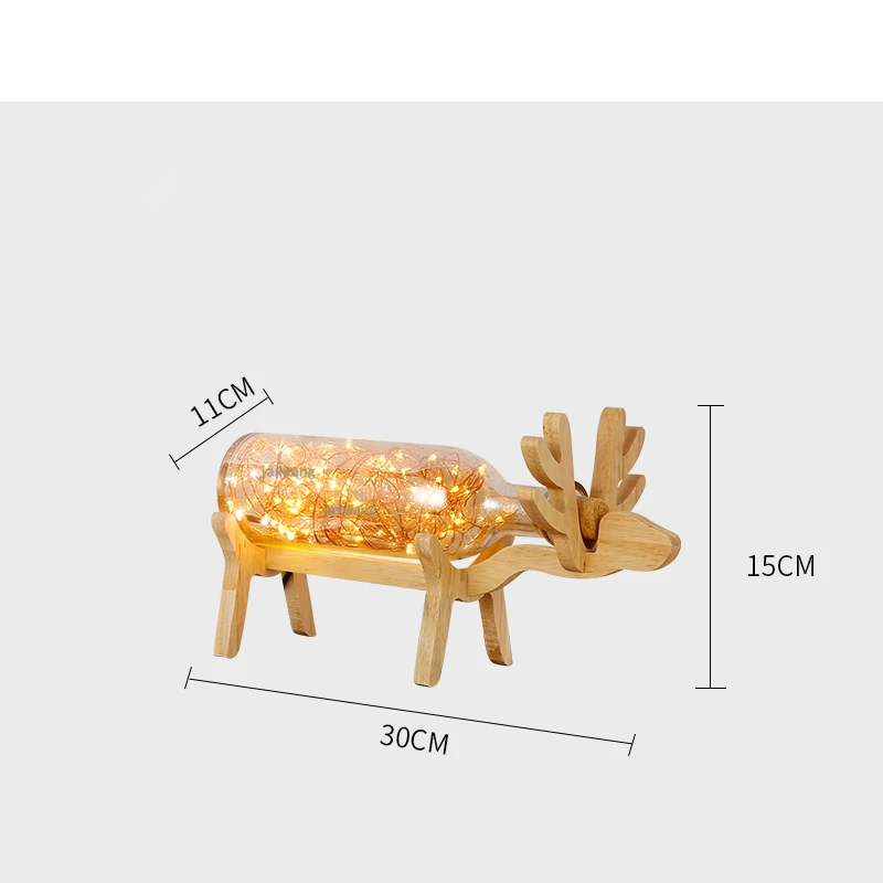 Современные светодиодсветодиодный деревянные настольные лампы в скандинавском
