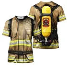Костюм пожарного отдела, футболки с 3D принтом, толстовка с 3D принтом, толстовка с капюшоном на молнии для мужчин и женщин, новый стиль, спортивная одежда, топы T212