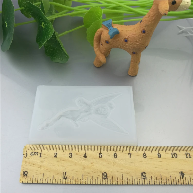 1 шт. силиконовая форма для украшения тортов с 3d-изображением ангела танцующей