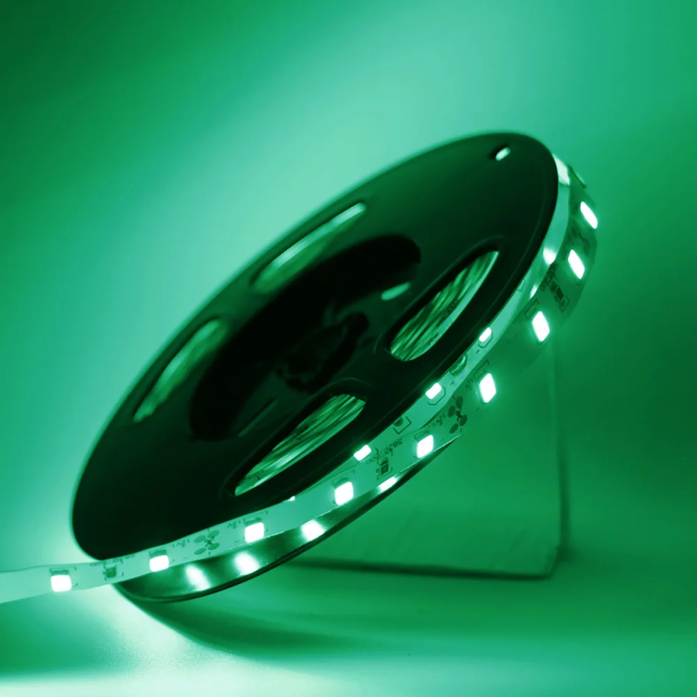 5m RGB Светодиодные ленты светильник 5050 5630 5730 3528 2835 SMD 60 Светодиодный s/M Светодиодные ленты e строка гибкая лента светодиодный лента не обладает водонепроницаемостью: лампада - Испускаемый цвет: Зеленый