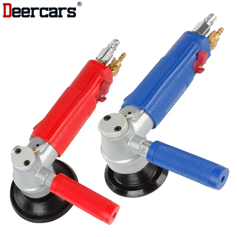 

Water Jet Pneumatic Grinder 3 or 4 Inch Marble Jade Stone Floor Air Polisher Sander Grinding Tool Three Speed Adjust