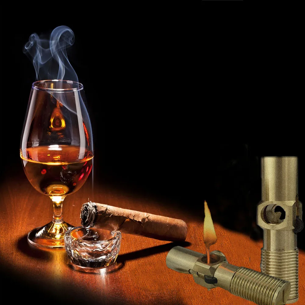 Чистая медь ручной работы большой винт Керосин Зажигалка Ретро шлифовальный