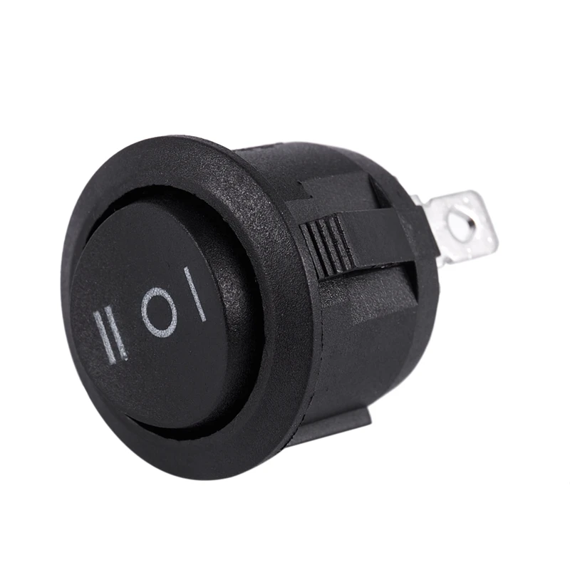 2 x AC 6A/250V 10A/125V 3 Pin SPDT вкл./выкл./вкл. положения круглая лодка кулисный переключатель