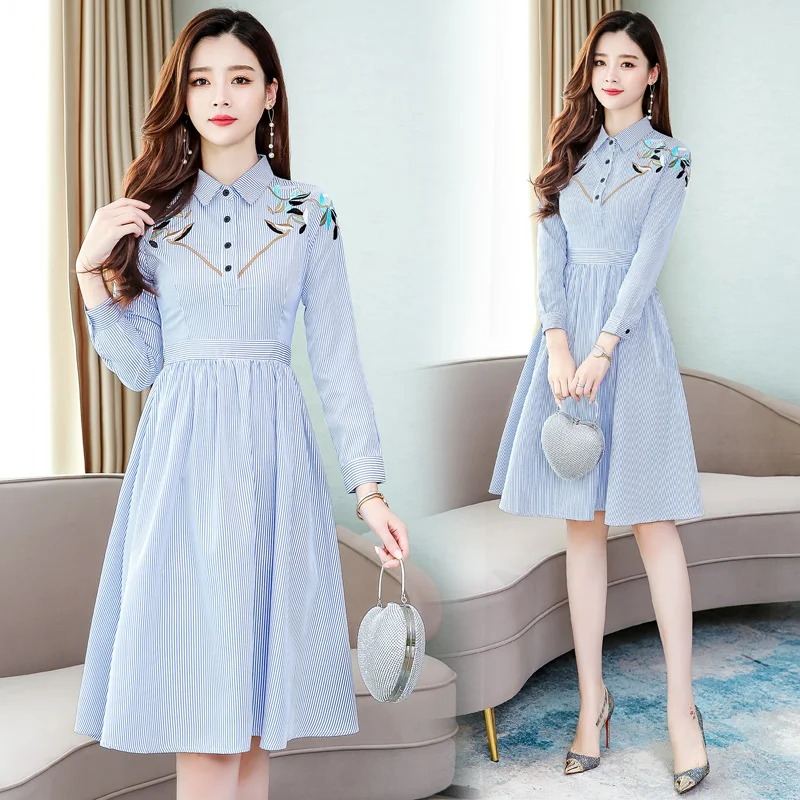 В Корейском стиле Женские ботинки винтажном Носки из хлопка в полоску миди