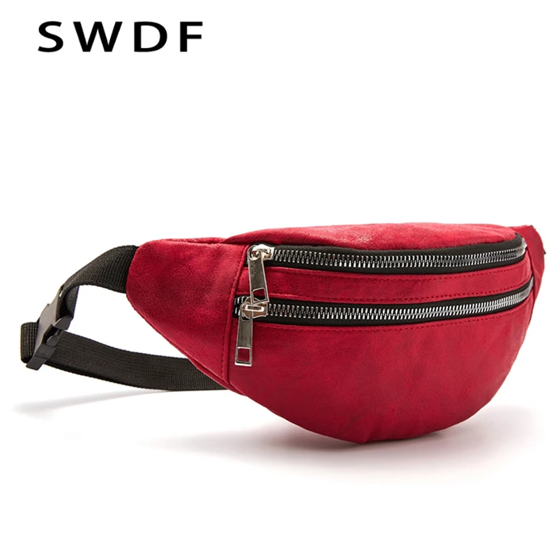 SWDF брендовая голографическая поясная сумка Женская Роскошная на пояс женская