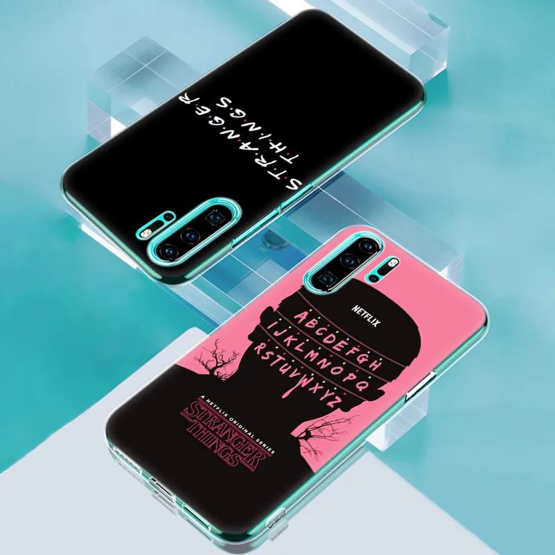 Чехол для телефона Cartoon Stranger Things из силикона для Huawei P50 P40 Pro P30 Lite P20 P8 2017 P Smart Z 2020 2021.