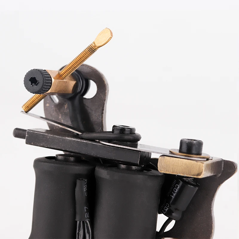 Дешевые-тату-машины пистолет медные ручные тату-машины 10 обмоток катушки