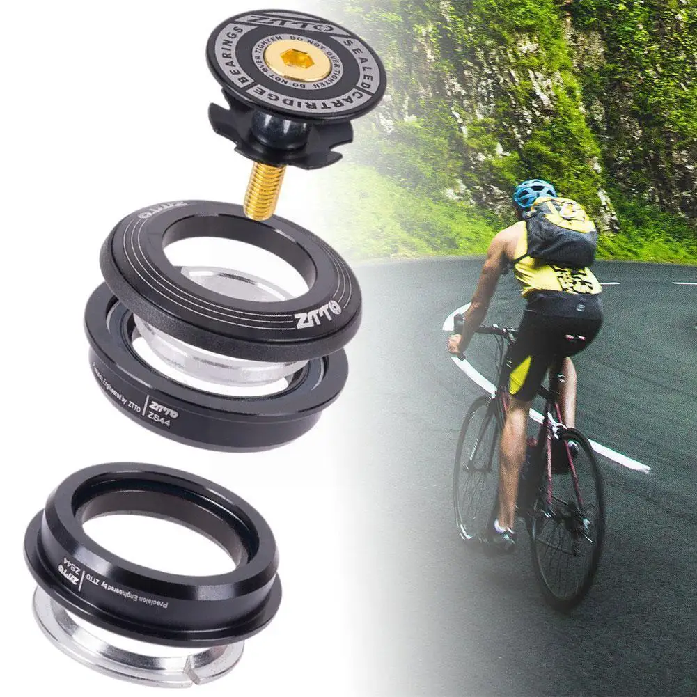 

Ztto Headset Cycling Mountain Bike 44mm Headset Column Straight Fork Accessories Tube Mtb Bearing Fork Cap