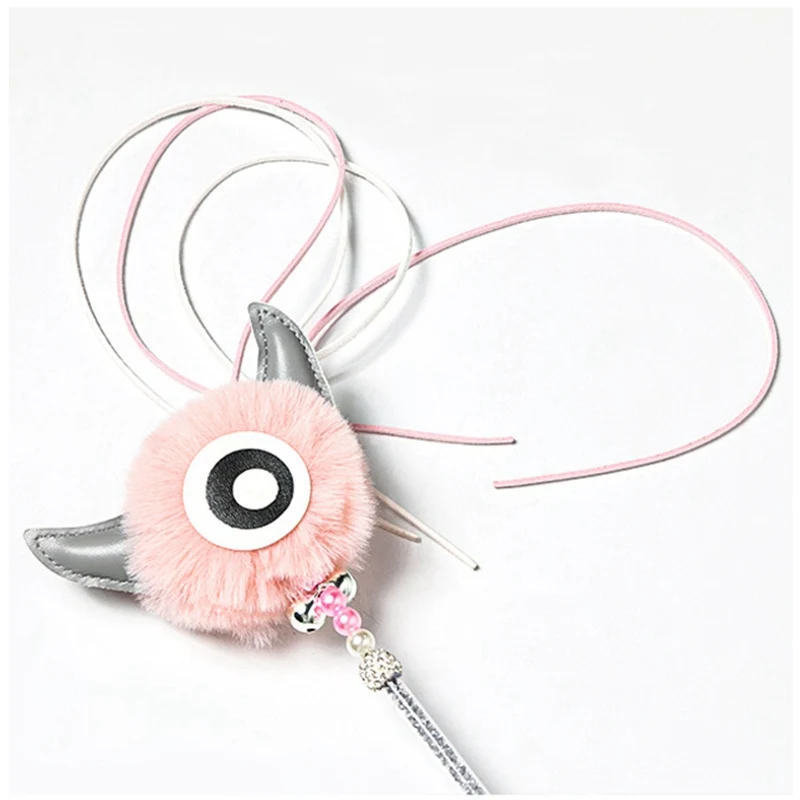 Интерактивная игрушка волшебная палочка для кошки с креплением колокольчика