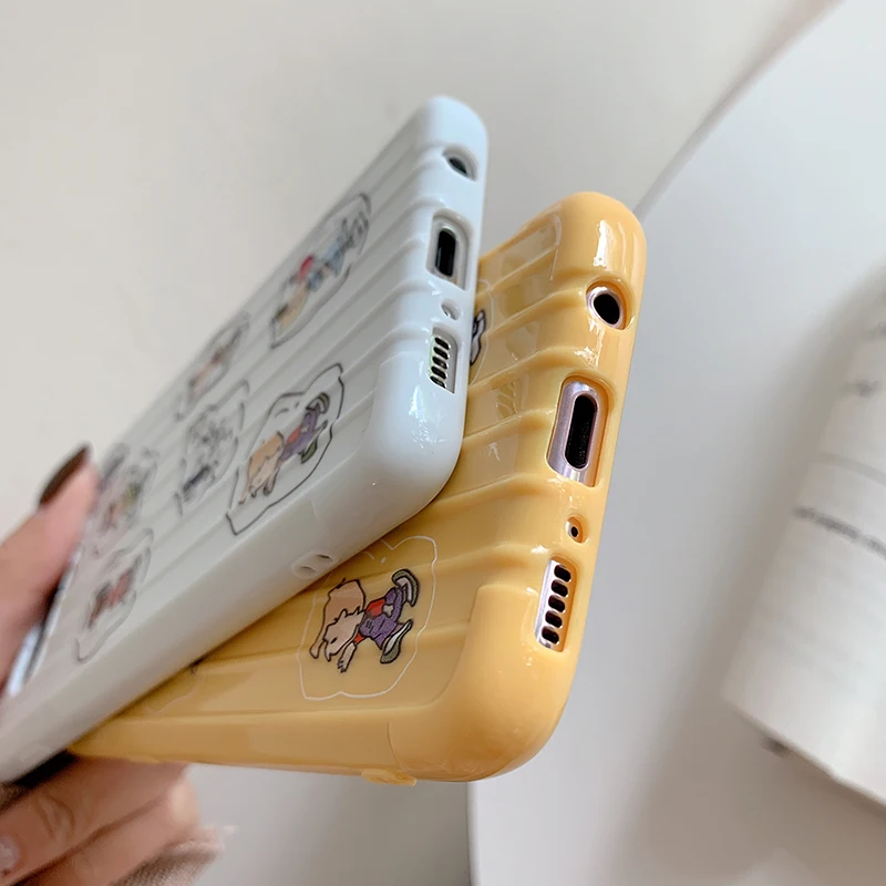 YHBBCASES Модный 3D чехол для багажа samsung Galaxy S10 Plus S8 S9 мультяшный мальчик Шарли мягкие