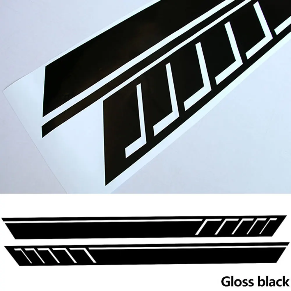 

DSYCAR 1 комплект наклеек на боковую юбку автомобиля, наклейки на боковые двери, виниловые наклейки для Mercedes Benz G500 G63 W463 G65