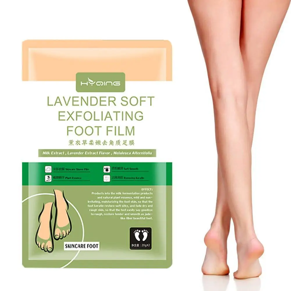 Lavender Plant Exfoliating Foot Mask Mild Moisturizing And Smooth Skin Rejuvenation Dry Peeling Heel Care | Красота и здоровье