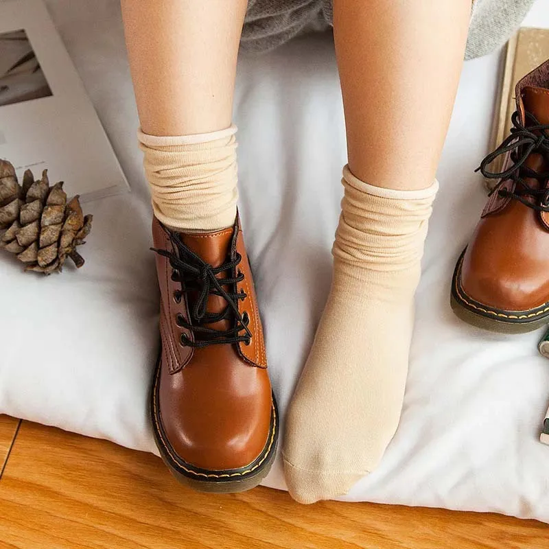 1 пара женский тонкий носок на каждый день Осень-зима с соединением Songkou обжимные