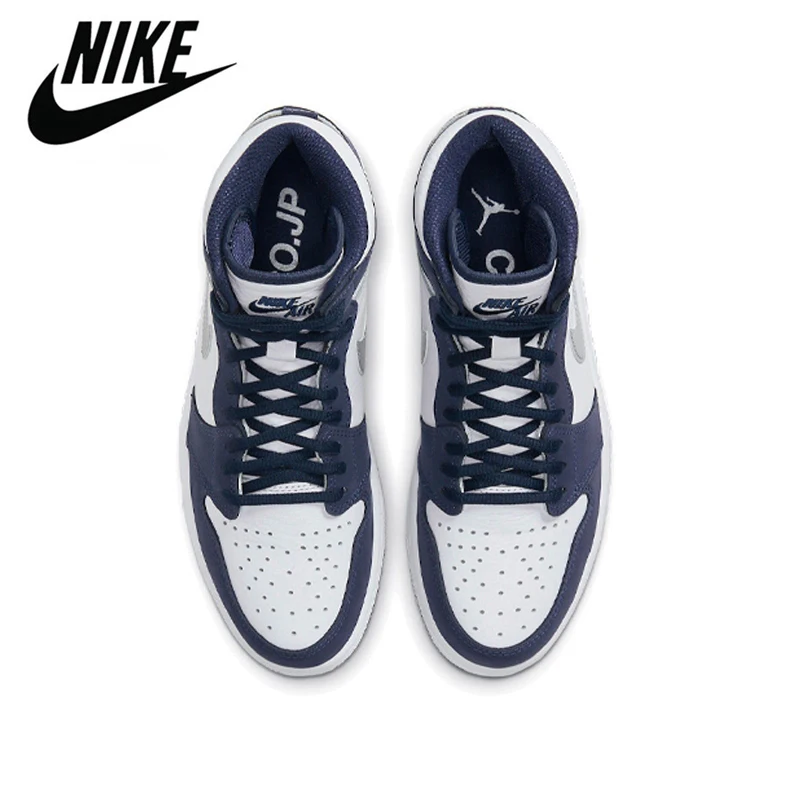 

Nike baskets Air Jordan 1 High OG Bio Hack AJ1, chaussures de Basketball pour hommes et femmes, authentiques
