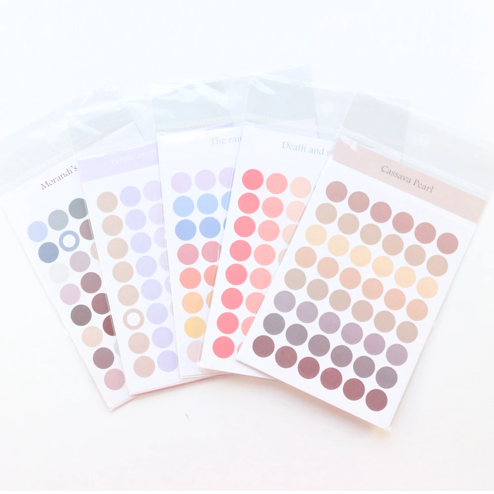 Domikee новые милые радужные наклейки для дневника конфеты школьники канцелярские