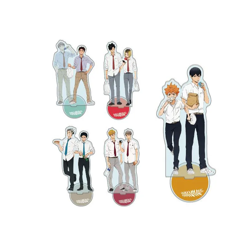 

1 шт. популярный японский Аниме Haikyuu! Акриловая модель на подставке Hinata Kozume пластина экшн-Фигурки игрушки коллекция подарков настольное укра...