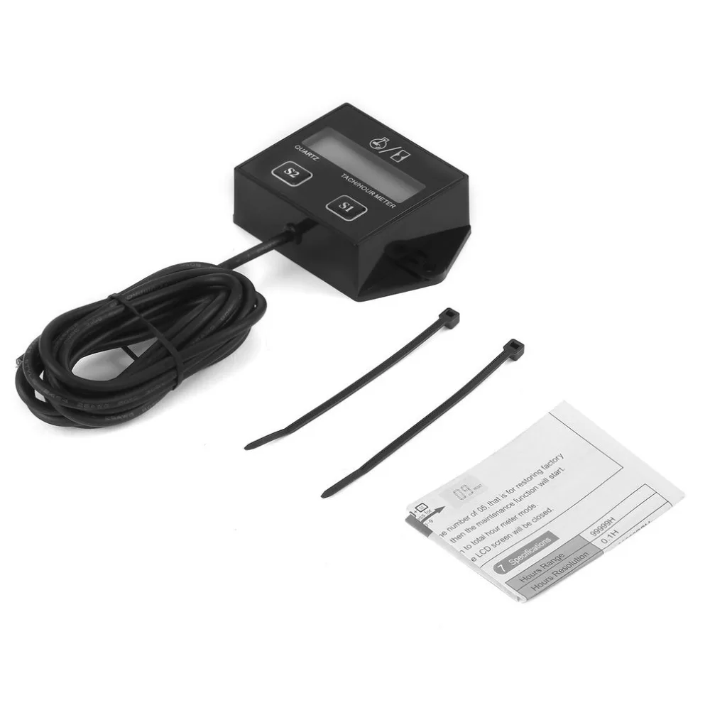 Высокоэффективный Автомобильный цифровой таймер тахометр двигателя