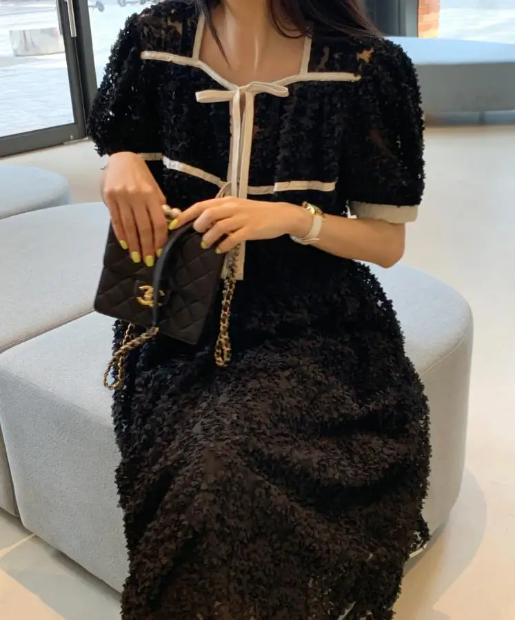 

Restore ancient ways young woman rose petal edge jacquard dress