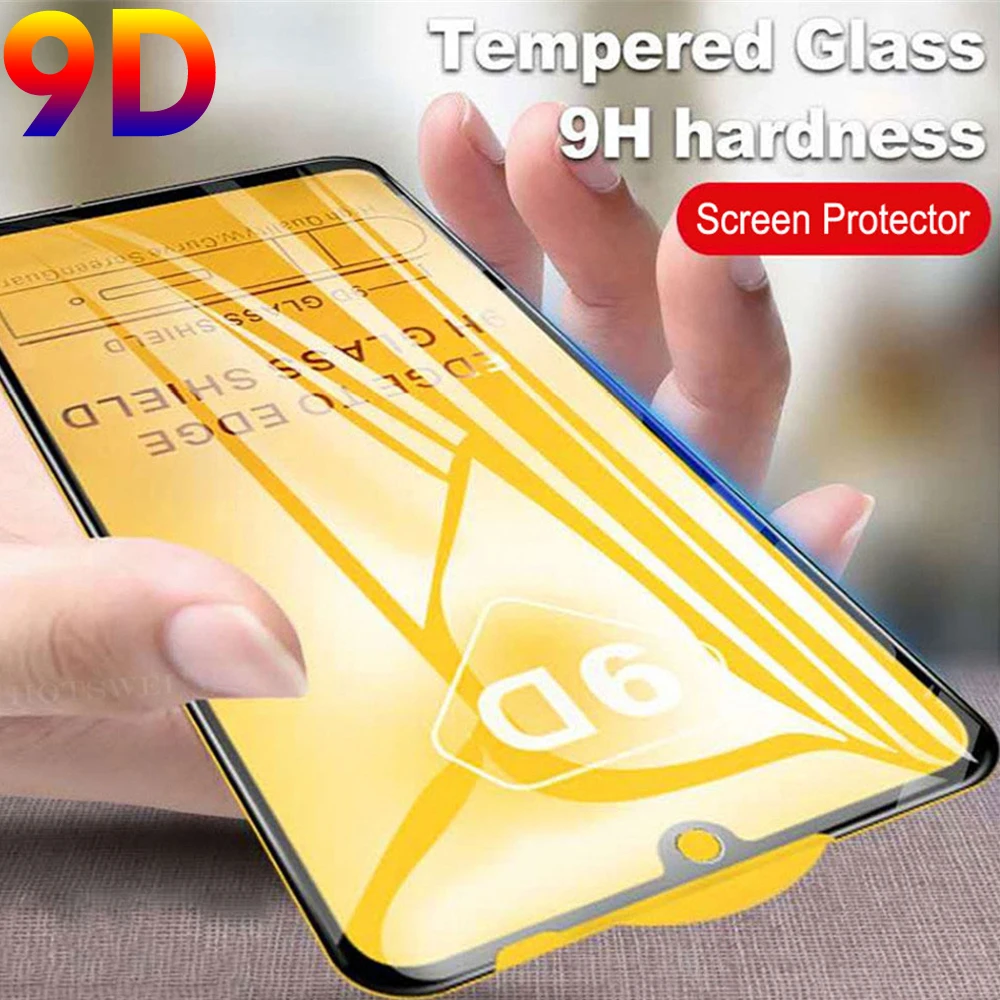 9D край Полное защитный покрытие экран закаленное стекло на для Huawei Psmart P Smart Z Psmart+