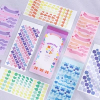 4 models creative cute hand account decoration stickers scrapbooking stick label diary album stationery sticker accessories