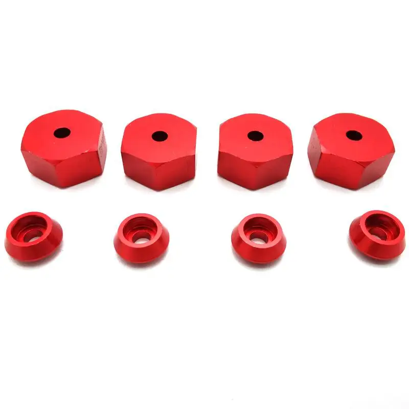 

RCtown 4PCS Alloy Wpl D12 Mn 5 To 12mm Metal Adapter Accessories Simulation Climbing Car Diy Upgrade Modified Model Toy
