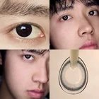 Бесплатная доставка, контактные линзы в стиле черного кольца, цветные контактные линзы, Натуральные Косметические цветные линзы для продажи