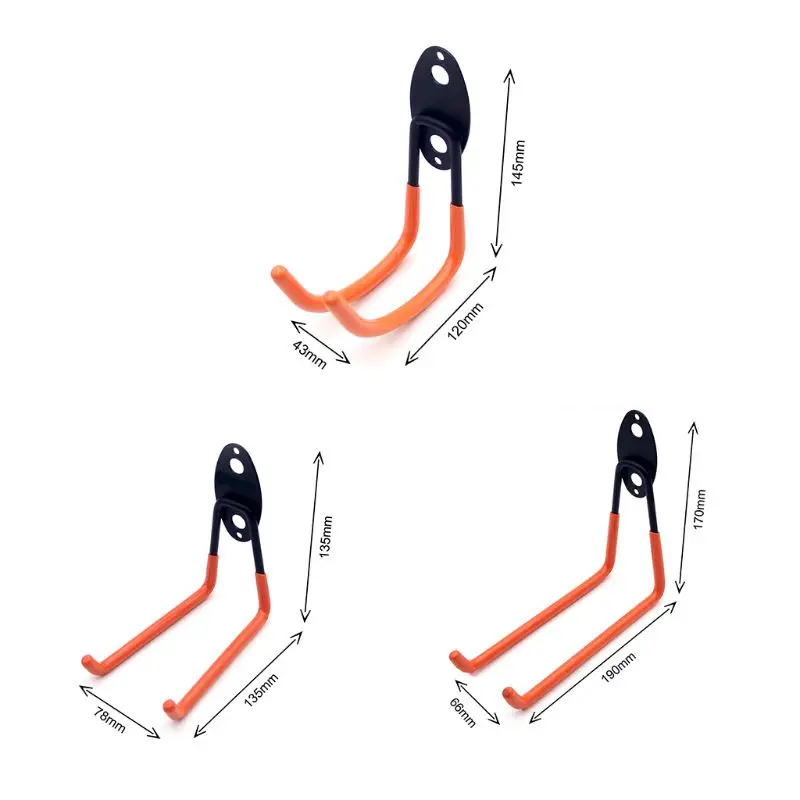 

Wall Mount Garage Bike Hanger Hook Heavy Duty Metal Hooks for Hanging Storage