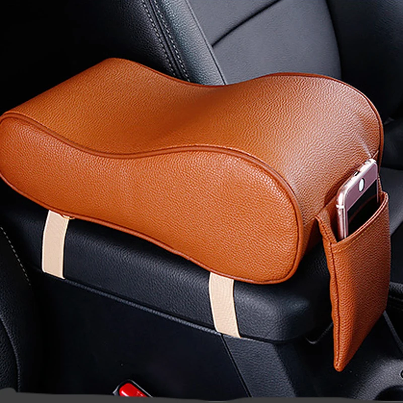 Новый кожаный автомобильный подлокотник для Ford Focus Fusion Escort Kuga Ecosport Fiesta Falcon