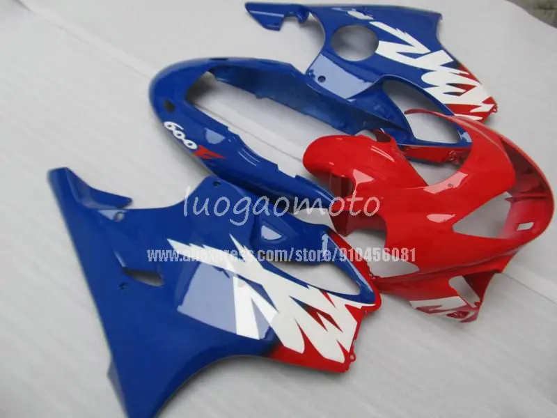 

Injection Fairings kit for HONDA CBR600F4 99 00 CBR600F4 1999 2000 CBR600 F4 99-00 Motorcycle Bodywork #blue red