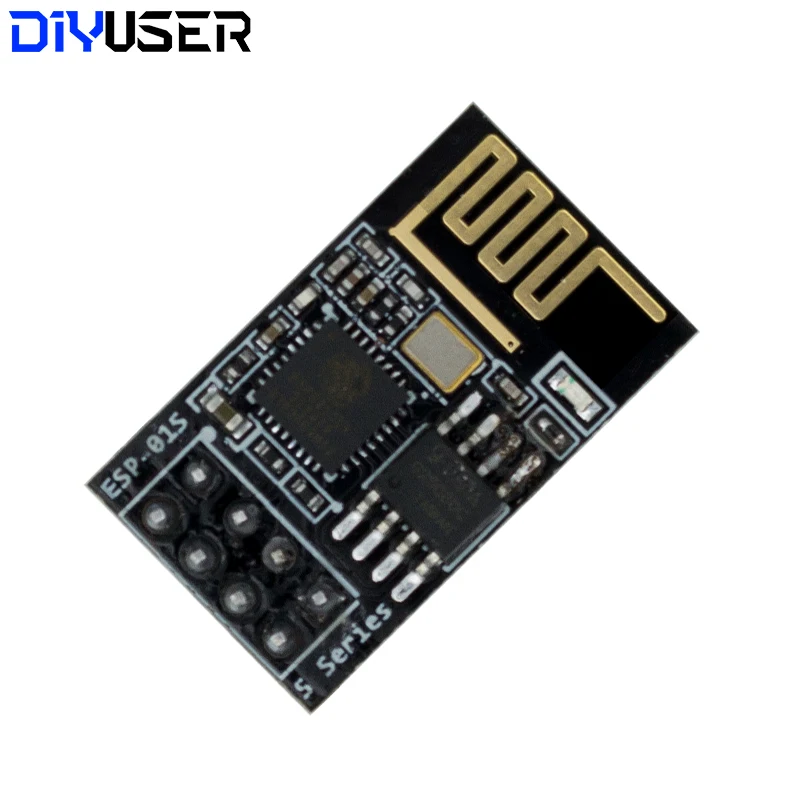 ESP8266 ESP-01 ESP-01S WS2812 RGB светодиодный модуль контроллера для IDE/SATA светильник кольцо